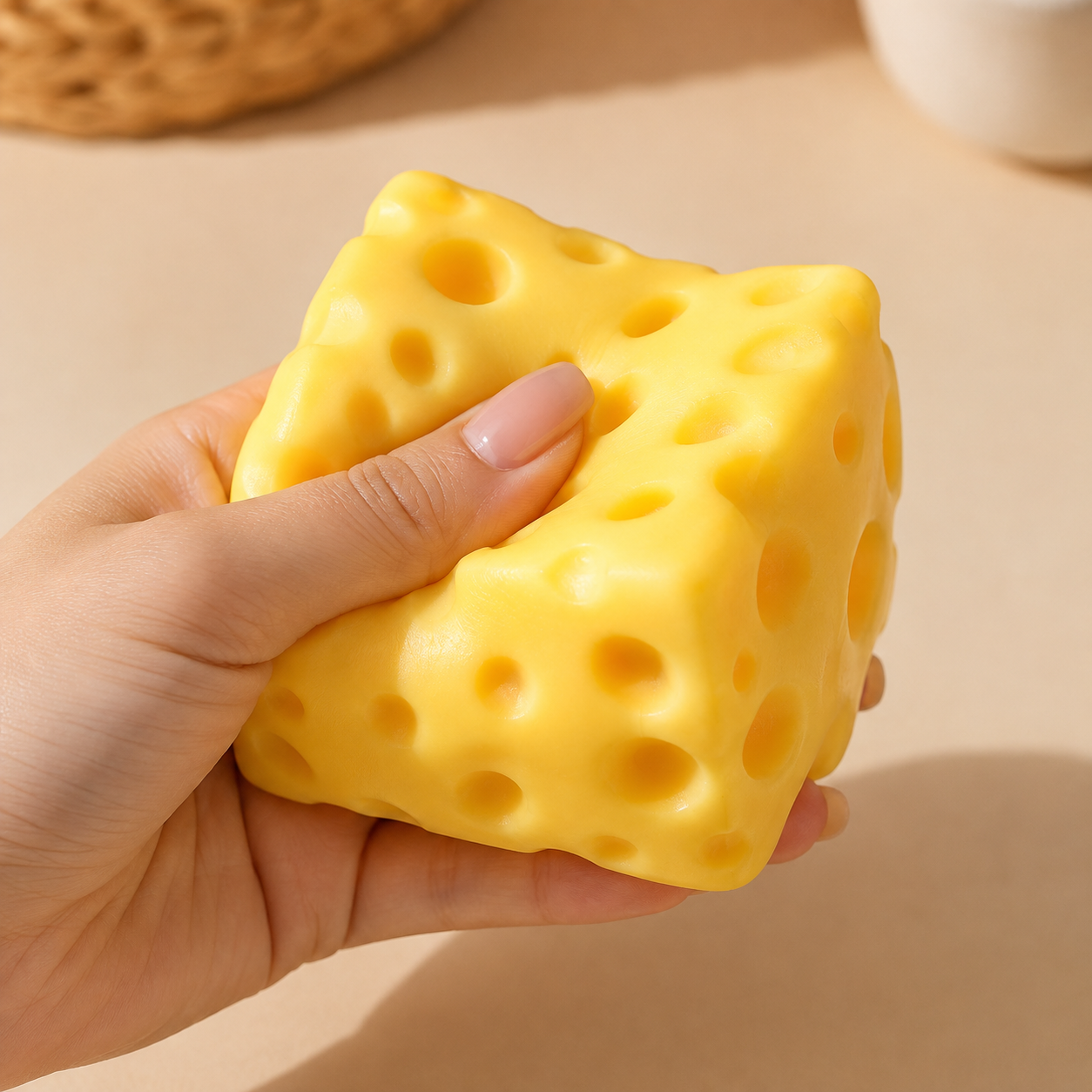 SQUISHMOOD CHEESE SQUARE